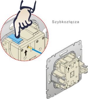 KOS Łącznik pojedynczy Vena satynowy (515011) 2