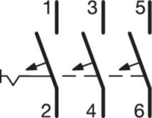 Hager Wyłącznik nadprądowy 3P B 32A 10kA AC (NBN332) 2