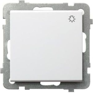 Ospel Przycisk światło Sonata 10AX IP20 biały (ŁP-5R/m/00) 1