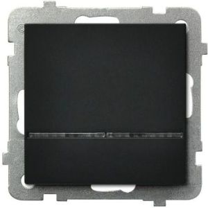 Ospel Łącznik kontrolny Sonata 16AX IP20 czarny metalik (ŁP-12RS/m/33) 1