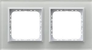 Ospel Ramka podwójna Sonata szkło biały (R-2RGC/31/00) 1