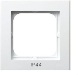 Ospel Ramka pojedyncza Sonata do łączników IP-44 biały (RH-1R/00) 1