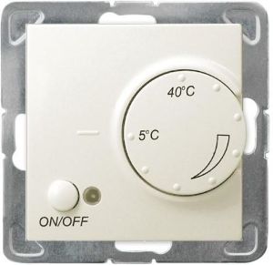 Ospel Regulator temperatury Impresja z czujnikiem podpodłogowym ecru (RTP-1Y/m/27) 1