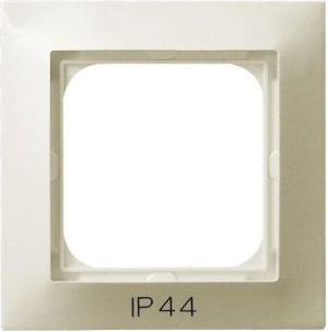 Ospel Ramka pojedyncza Impresja do łączników IP44 ecru (RH-1Y/27) 1