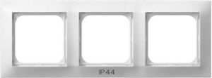 Ospel Ramka potrójna Impresja do łączników IP-44 biały (RH-3Y/00) 1