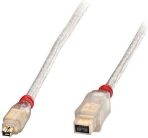 Lindy Firewire 9-pin - Firewire 4-pin 3m biały (30787) 1