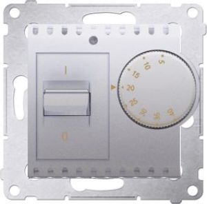 Kontakt-Simon Regulator temperatury Simon 54 z czujnikiem wewnętrznym srebrny mat (DRT10W.02/43) 1