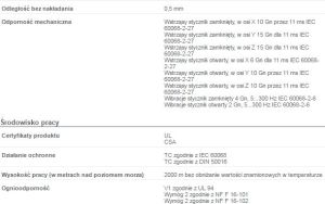 Schneider Stycznik mocy TeSys K AC3 12A 3P 1NC cewka 24VAC zaciski skrzynkowe (LC1K1201B7) 3