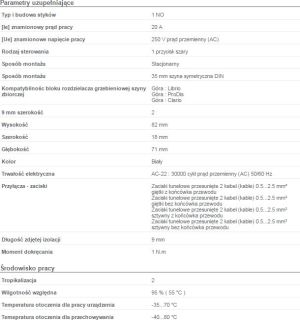 Schneider Electric Pojedynczy przycisk szary iPB 1 NO (A9E18032) 2