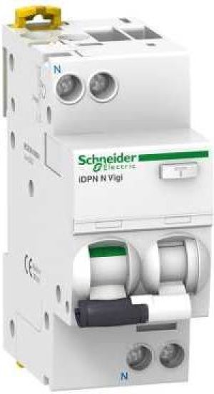 Schneider Wyłącznik różnicowo-nadprądowy 2P 4A B 0,03A typ A iDPN N VIGI (A9D56604) 1