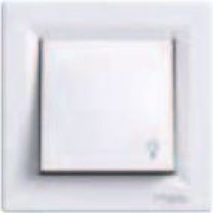 Schneider Electric Przycisk światło Asfora pojedynczy IP44 biały (EPH0900221) 1