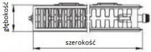 Kermi Grzejnik Therm X2 Profil-V 22 400 x 400mm (FTV220400401R1K) 4