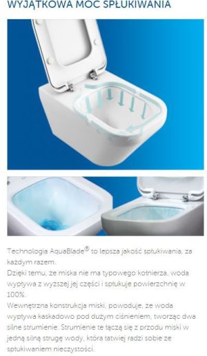 Miska WC Ideal Standard Tesi AquaBlade wisząca (T007901) 12