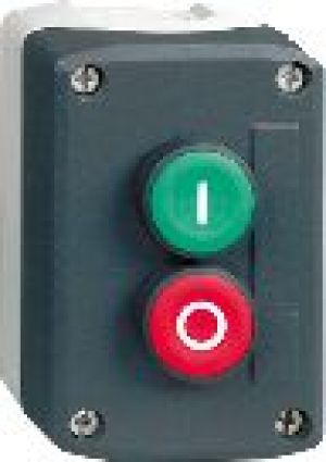 Schneider Electric Kaseta sterownicza 2-otworowa z przyciskami zielony/czerwony IP65 (XALD213) 1