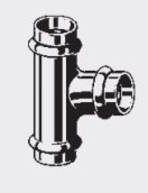 Viega Trójnik równoprzelotowy 22mm (291 969) 2