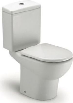 Zestaw kompaktowy WC Roca Miska WC Kompakt odpływ poziomy biały (A342356003) 1