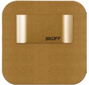Oprawa schodowa SKOFF Salsa mini short LED mosiądz mat (MS-SMI-M-H-1-PL-00-01) 1