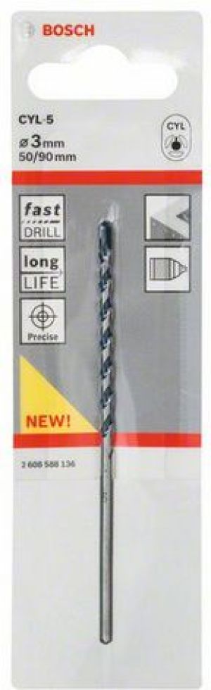 Wiertło Bosch walcowe 3mm  (2608588136) 2