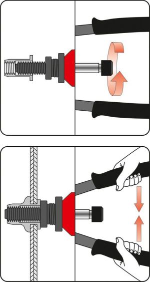 Yato Nitownica ręczna do nitonakrętek 360mm (YT-36128) 7