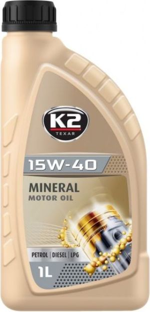 K2 Olej silnikowy Texas mineralny 15W-40 1L 1