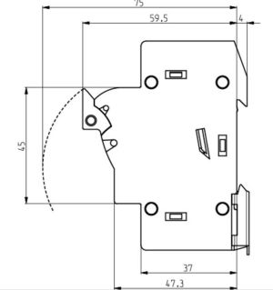 Eti-Polam Rozłącznik bezpiecznikowy EFD 10 3p+N (002540005) 2