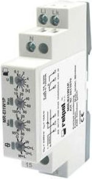 Relpol Przekaźnik kontroli prądu 1-fazowy 1P 0,5-10A AC 0,1-10sek MR-EI1W1P (2613070) 1
