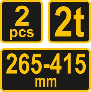 Vorel Podstawki pod samochód 2T 2szt. (80307) 4