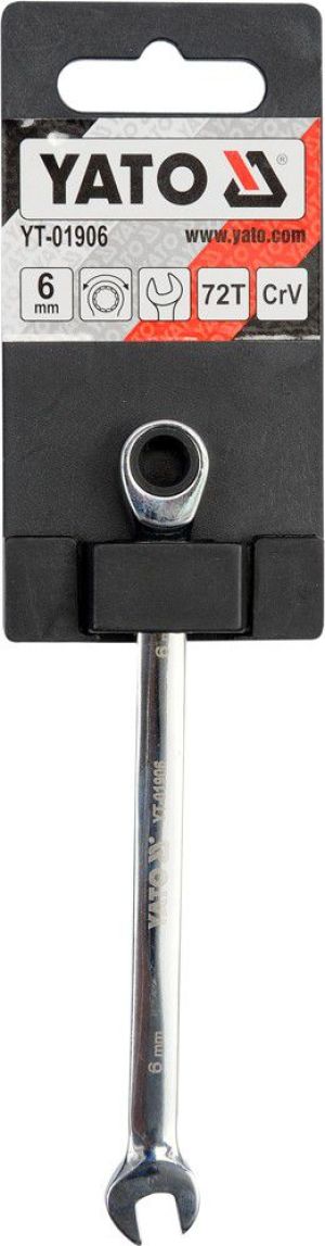 Yato Klucz płasko-oczkowy z grzechotką 6mm (YT-01906) 2