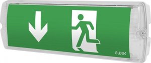 AWEX Oprawa awaryjna LED 1W 3h IP65 Ikl. jednostronna dwuzadaniowa ECONOMIC LED PT +PU33 (ECL/1W/CSA/PT/CL) 3