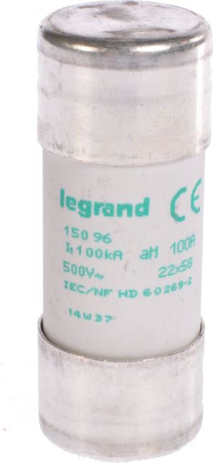 Legrand Wkładka bezpiecznikowa cylindryczna 100A aM HPC 22 x 58mm (015096) 1
