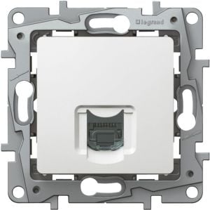 Legrand Gniazdo komputerowe Niloe pojedyncze RJ45 kat. 6 biały (664775) 1