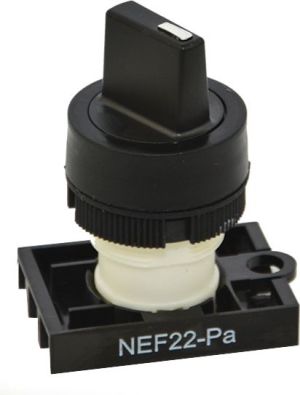 Promet Napęd przycisku 22mm czarny pokrętny 0-1 (W0-N-NEF22-PA S) 1