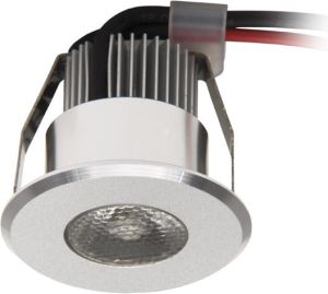 Kanlux Oprawa punktowa ścienno-sufitowa Power LED 1W IP20 aluminium (08103) 1