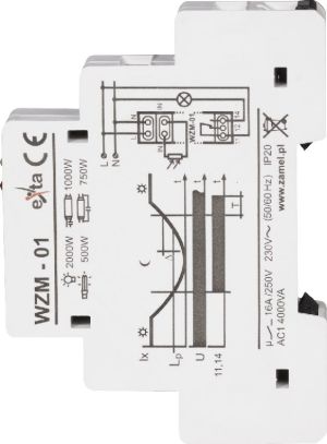 Zamel Wyłącznik zmierzchowy bez sondy 230 AC WZM-01 (EXT10000141) 4