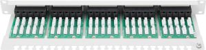 Digitus Patch panel ISDN 19" 1U 50 x RJ45 LSA kat.3 (DN-91350-1) 2