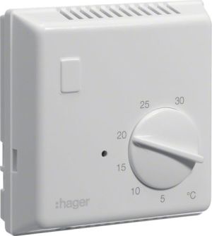 Hager Termostat 230V 10A 5-30°C IP30 biały (EK054) 1