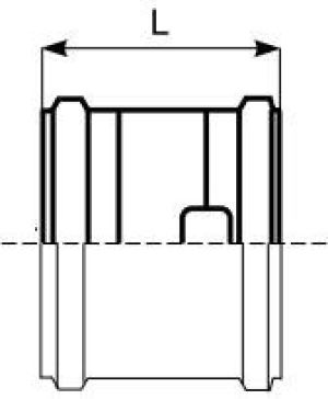Magnaplast Mufa kanalizacji zewnętrznej KGU 160mm (22180) 2