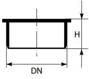 Magnaplast Korek kanalizacji wewnętrznej HTM 32mm biały (425008) 2