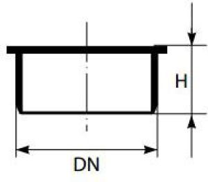 Magnaplast Korek kanalizacji wewnętrznej HTM 50mm (12510) 2