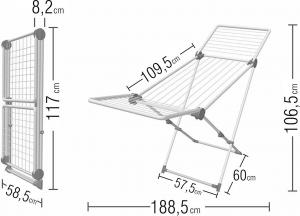 Suszarka na pranie Artweger SuperDry Maxi 188cm (2S1MI) 3