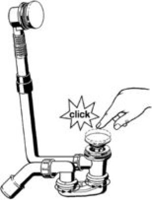 Syfon Viega Zestaw odpływowo-przelewowy z korkiem klik-klak chrom  (572853) 2