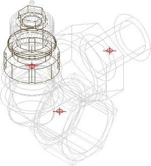 Danfoss Zawór termostatyczny RA-N 15 trójosiowy lewy (013G0234) 2