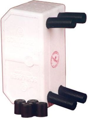 Schlosser Blok instalacyjny podwójny z rurą karbowaną 25mm do PEX i PEX-A-PEX (602800002) 1