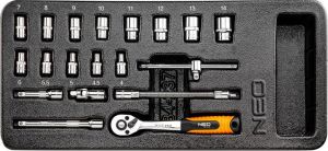 Wózek narzędziowy Neo 6 szuflad z wyposażeniem (84-221+G) 7