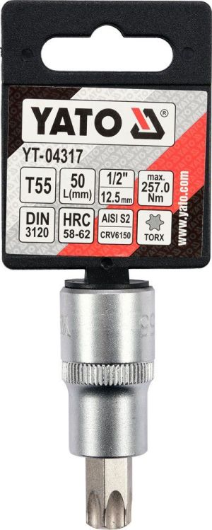 Yato Nasadka trzpieniowa Torx 1/2" T55 x 55mm (YT-04317) 3