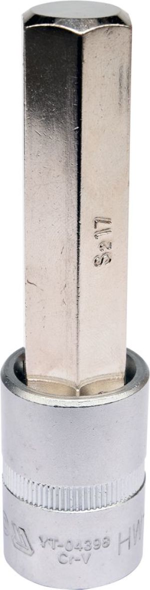 Yato Nasadka trzpieniowa imbusowa hex 1/2" H17 x 100mm długa (YT-04398) 1