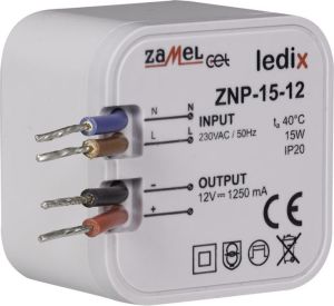 Zamel Zasilacz LED dopuszkowy 12V DC 15W (LDX10000030) 1