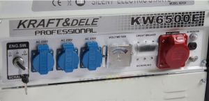 Agregat Kraft&Dele Agregat prądotwórczy KW6500E 2,2kW 230 / 400V (KD101) 10