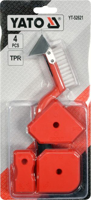 Yato Komplet glazurniczy do fug silikonowych 4szt. (YT-52621) 3