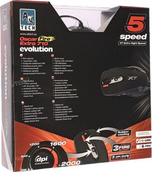 Mysz A4Tech EVO XGame Opto Oscar X710 Extra Fire  (A4TMYS27923) 4